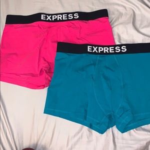 Express Briefs, Pink and Blue